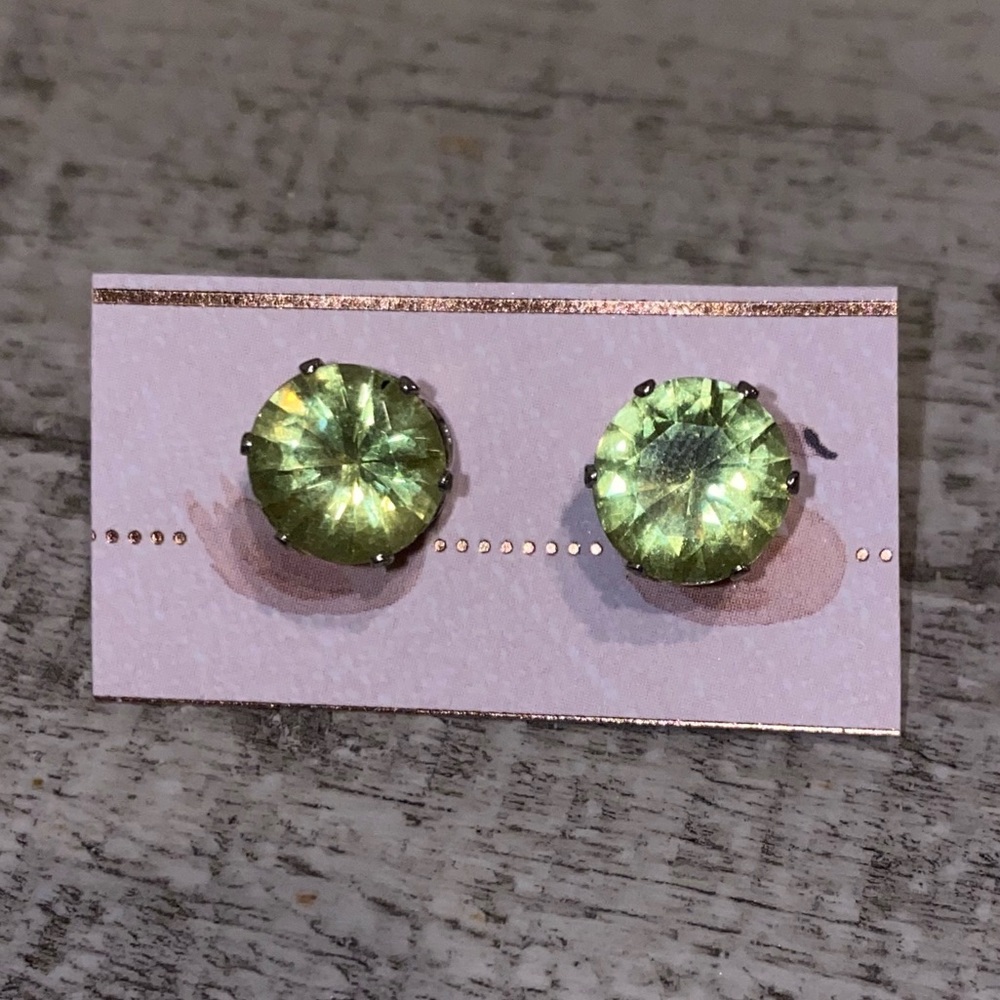 Large stud earrings